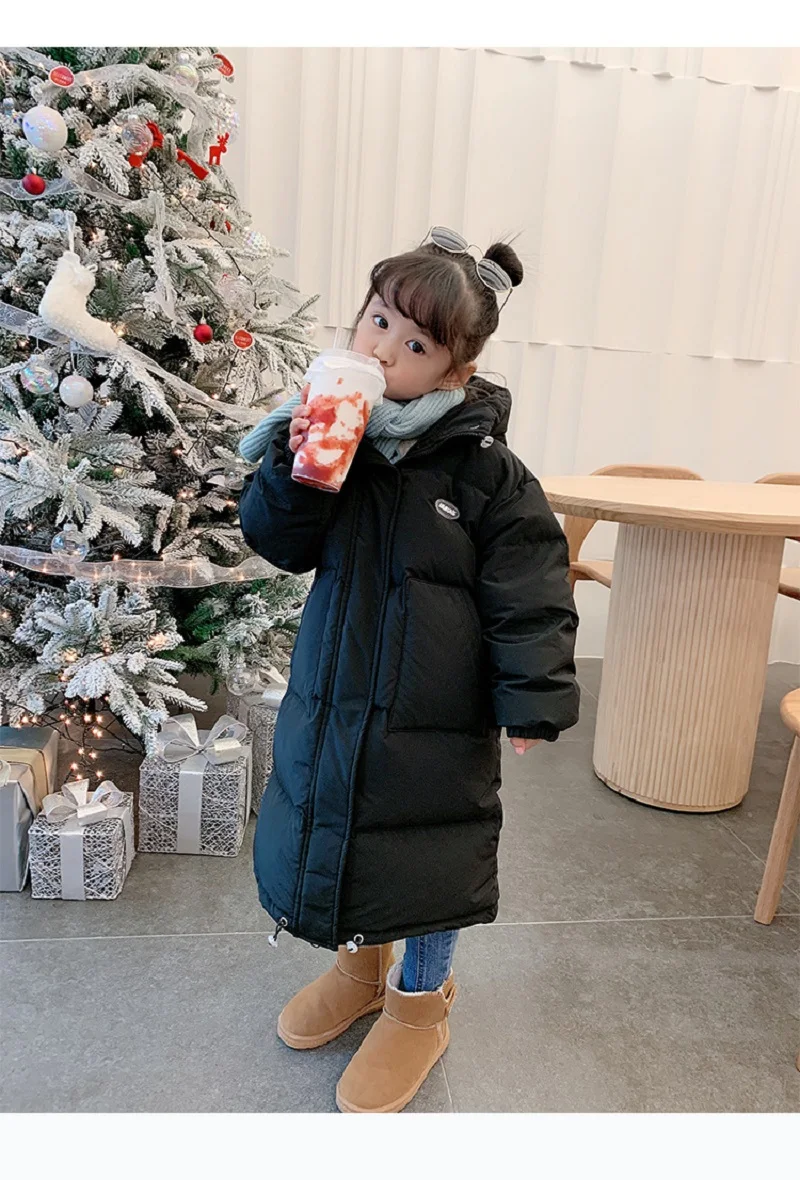Girls Cotton Lined Hooded Zipper Jackets Coats Children Outfits 2-14Yr