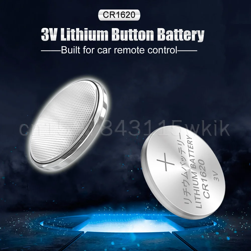 Pile bouton au lithium 3V, pile bouton pour montre, voiture, télécommande,  balance, jouet, CR1620, CR 1620, DL1620, BR1620, KCR1620, ECR1620, 5-30  pièces - AliExpress