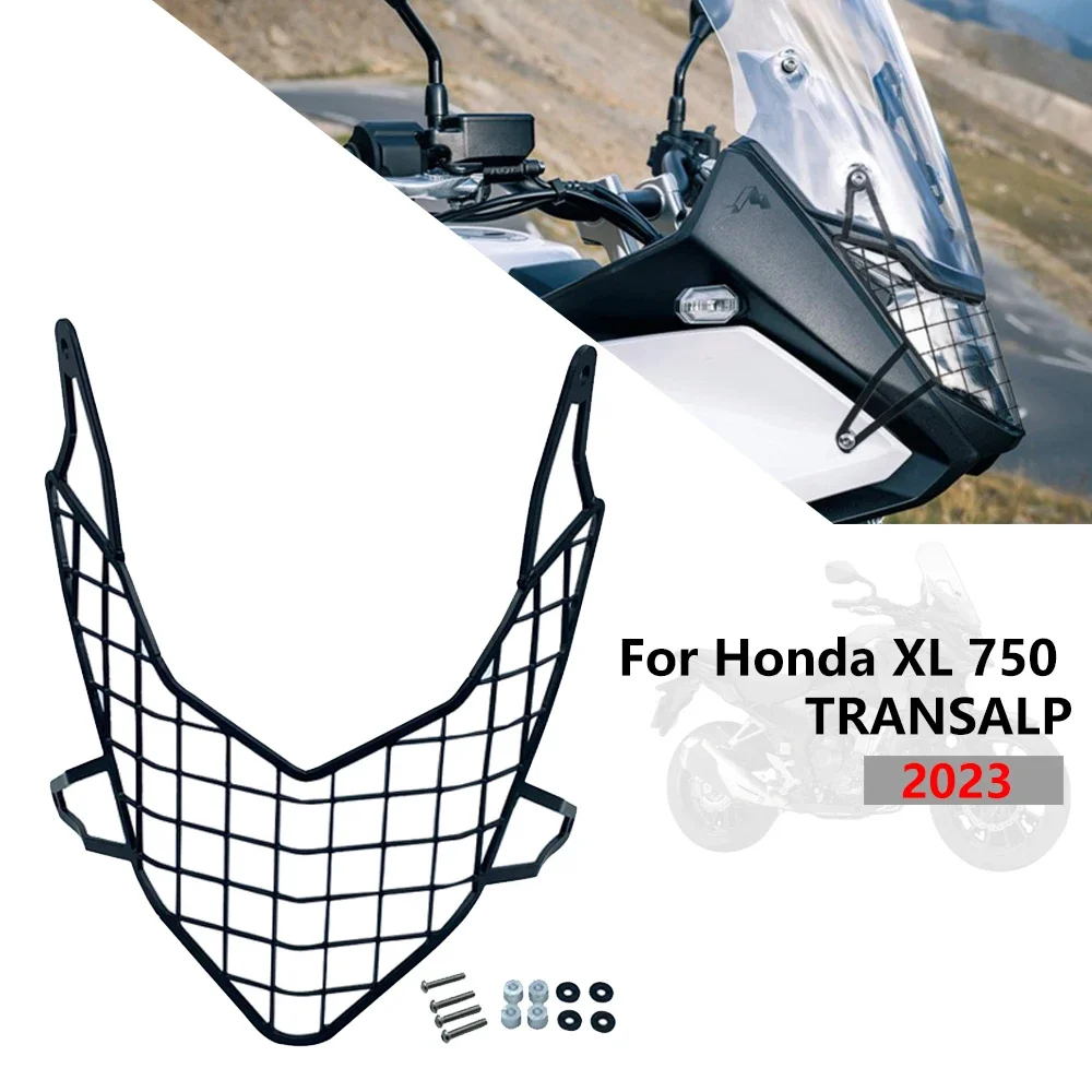 Per XL 750 TRANSALP Protezione fari Protezione griglia fari in alluminio_voghion.com