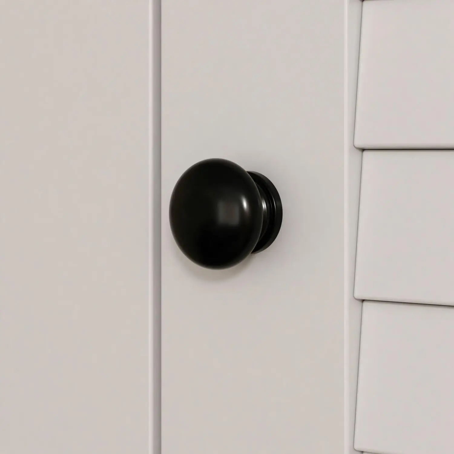 4-Shutter White Armoire w/Shelves & Drawers, 2 Hanging Rods - 59"W x 19"D x 70.9"H Bedroom Wardrobe