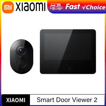 Xiaomi Smart Cat Eye 2 Telecamera HD 3MP con Visione Notturna a Infrarossi 940nm, Citofono con Schermo HDR da 5 Pollici 720P, Angolo di Visione 180° ° Obiettivo Grandangolare