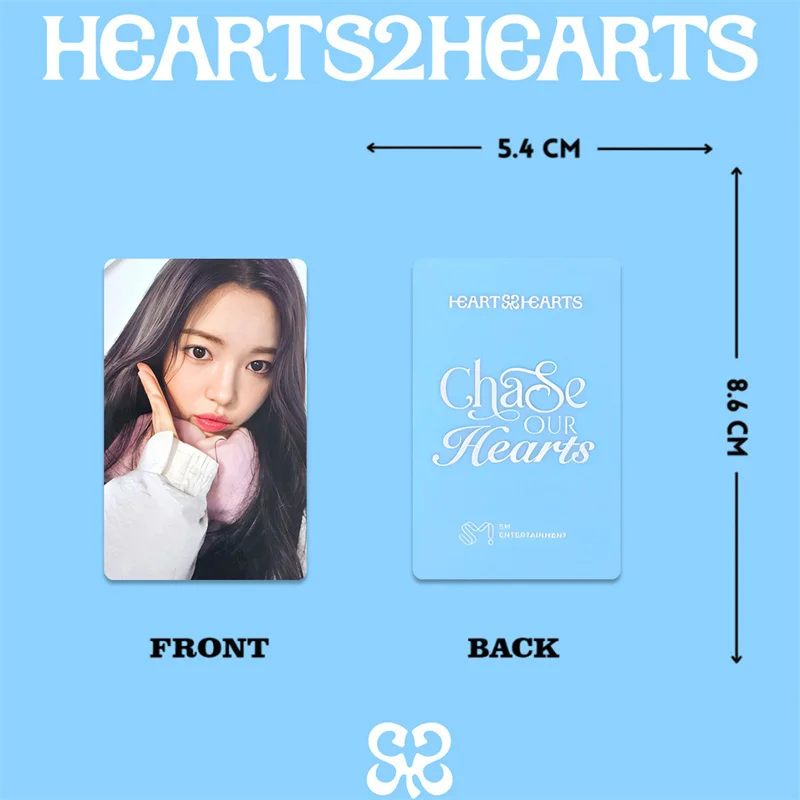 5pcs/set Hearts2Hearts New Girl Group H2H Album LOMO Card The