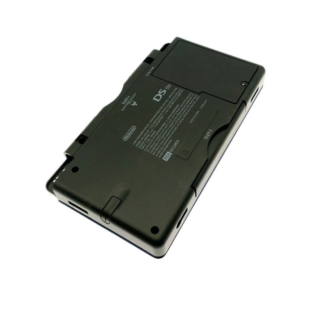 Top Blue Bottom Black Full Housing Shell Case Cover Buttons + Screwdriver Tool Kit For DS Lite NDSL