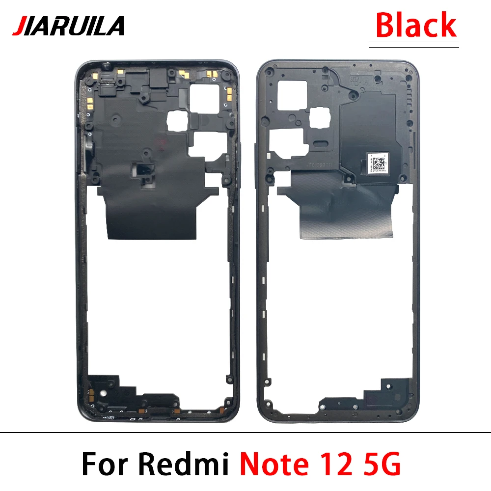 Cadre Middle Frame Pour Xiaomi Redmi Note 12 Pro+ | Compatible 4G/5G | Noir/Argent/Bleu | Structure Centrale