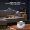 2.6L Automatic Cat Water Fountain With Faucet Dog Water Dispenser Transparent Filter Drinker Pet Sensor Auto Drinking Feeder 3