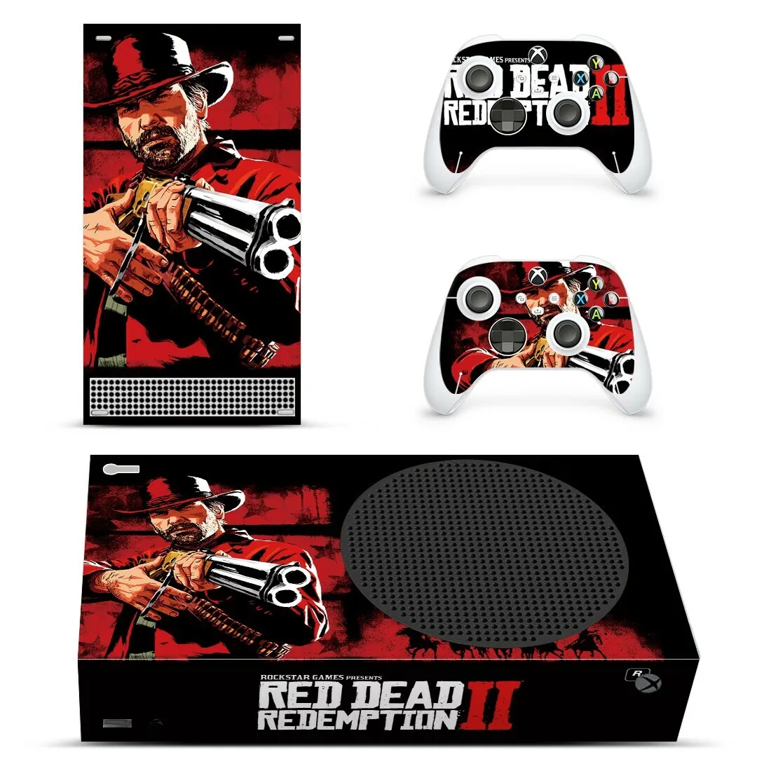 Red Dead Redemption Style Xbox Series S Skin Sticker Per Console E 2 Controller Decalcomania Vinile Pelli Protettive Design Style 1