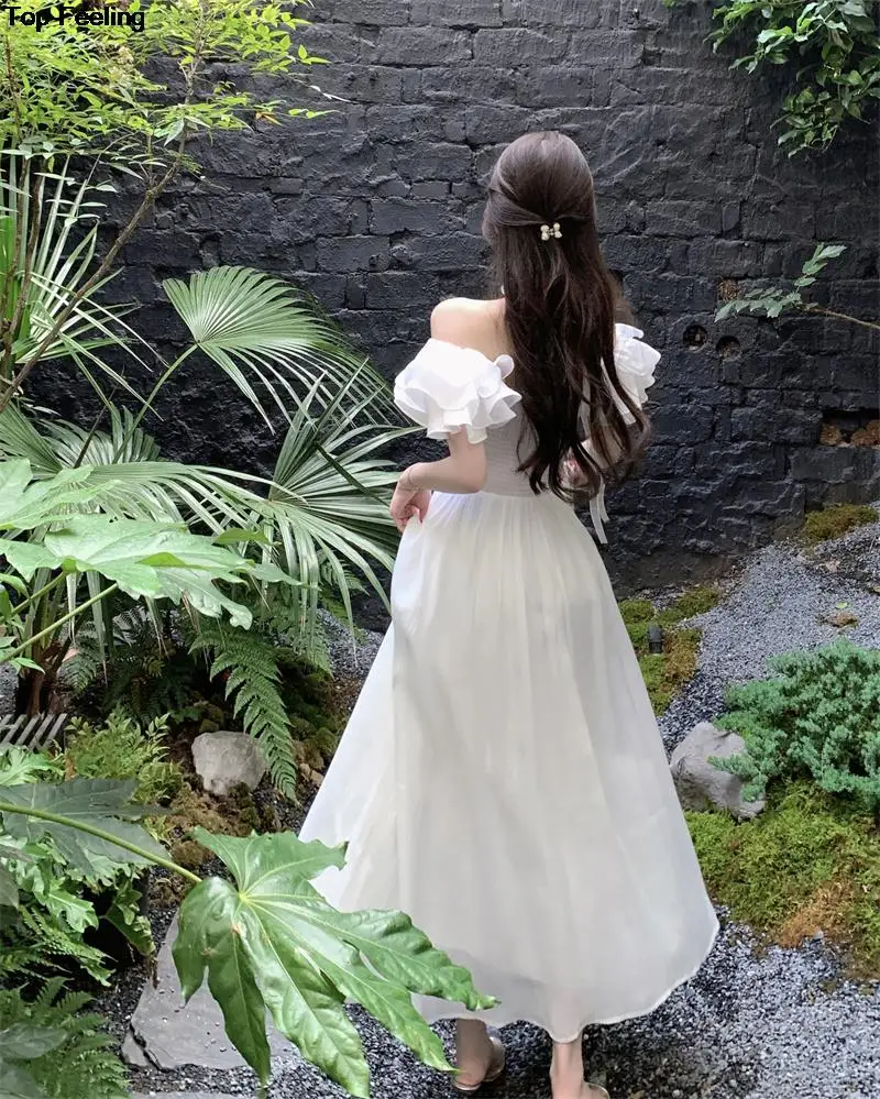 Summer New Floral Midi Dresses for Women Elegant Casual Birthday Party Dress Vintage Chic A-Line Prom Robe Wedding Vestido Mujer