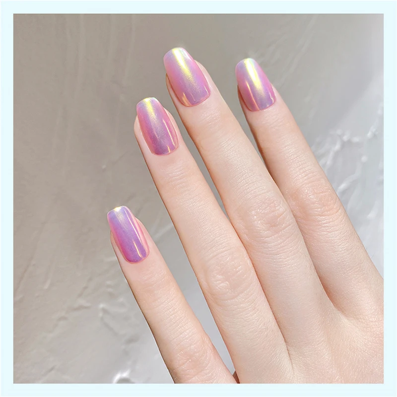 UV 젤 광택제 다목적 네일 파우더, 트렌디한 반짝이는 거울 효과, 네일 미러 효과, 주문형 반짝이 먼지, 반짝이는 반사