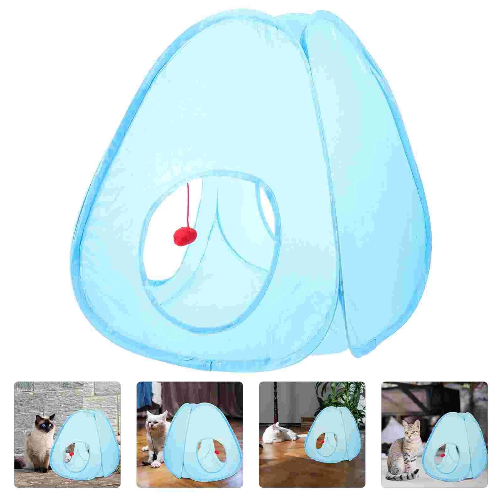 

Pet Tent for Dog Comfortable Cat House The Fence Decorate Indoor Polyester Decorative Tunnel Bed