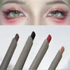 Sexy Rose Red Eye Liner Pencil Natural Matte Wine Red Lying Silkworm Eyeliner Easy To Color Waterproof Eye Make Up Cosmetics 1pc 1