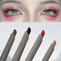 Sexy Rose Red Eye Liner Pencil Natural Matte Wine Red Lying Silkworm Eyeliner Easy To Color Waterproof Eye Make Up Cosmetics 1pc 1