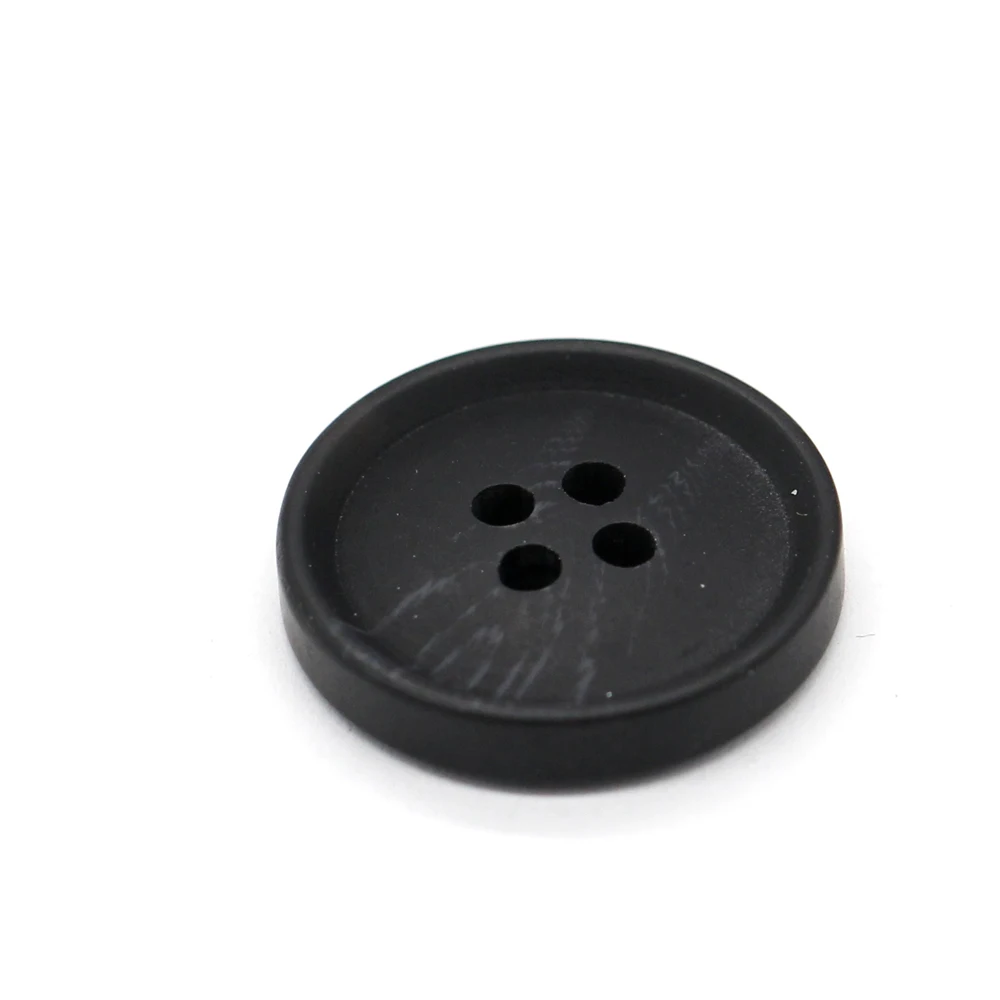 EQUBO 15/18/21/25mm 4 Holes White Black Horn Pattern Resin Buttons for Clothes Men Coat Suit Jacket Sewing Accessories Wholesale 6