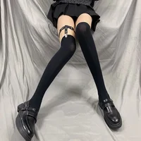 Jarretelles de cuisse en cuir pour femmes, ceinture rose, harnais élastique Pu Punk, sangle de jambe, bas gothique, ceinture de jarretelles 3
