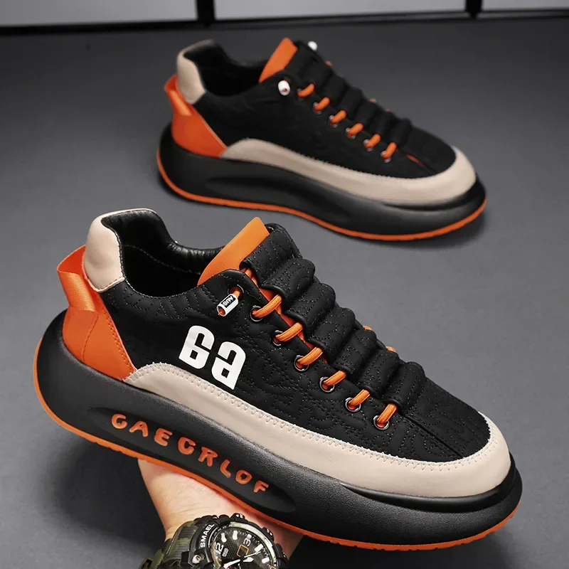 Style Men's Athletic Shoes, A+ Quality Running Shoes with Thick Soles and Increased Height/2025/ New 5