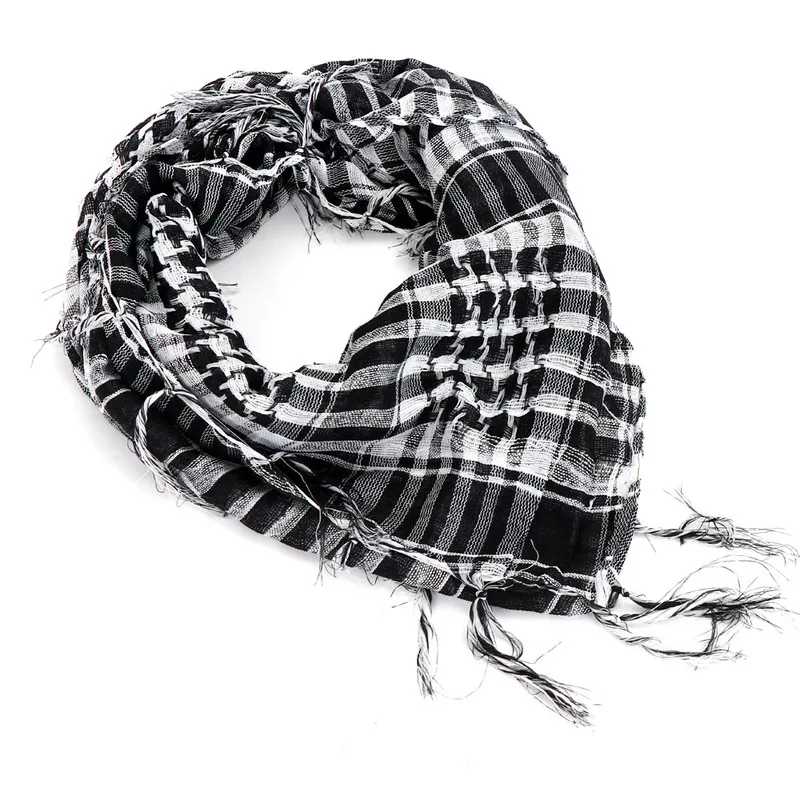 1/2/4pcs Summer Women Tactical Arab Scarf Men Fashion Lightweight Hijab Scarf Spring Army Plaid Head Scarf Keep Warm Hot Sale