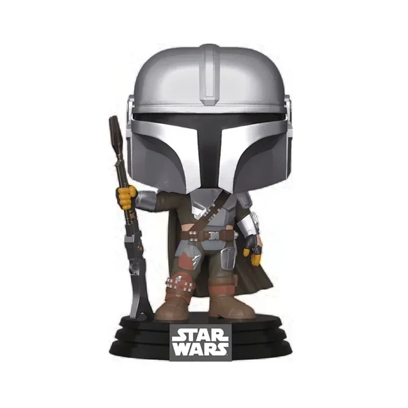 פאנקו פופ סטאר וורס # 326 מנדלוריאן עם נשק # 348 # 330 # 345 # 383 עם ילד # 402 # 102 בובה # דמויות פעולה מויניל 297 צעצועים