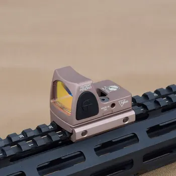 Tactical Metal Trijicon RMR Red Dot Sight Adjustable Collimator Pistol ...