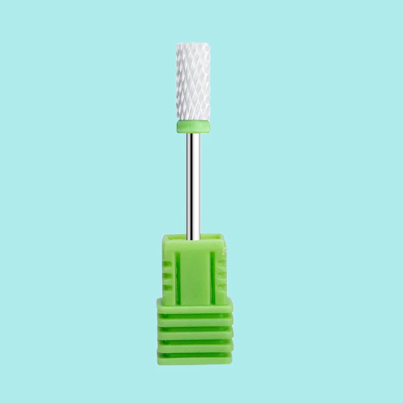 Ceramic Cutter Nail Drill Bits Head To Nails Gel Removal Tip Cutter Bits For Electric Drill Nail Sanding Cap Nails Accessories nail drill bit nail drill bits