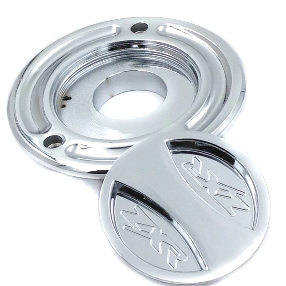Chrome Keyless Gas Cap Twist Off Fuel Tank Cap For Kawasaki Zx10r/zx