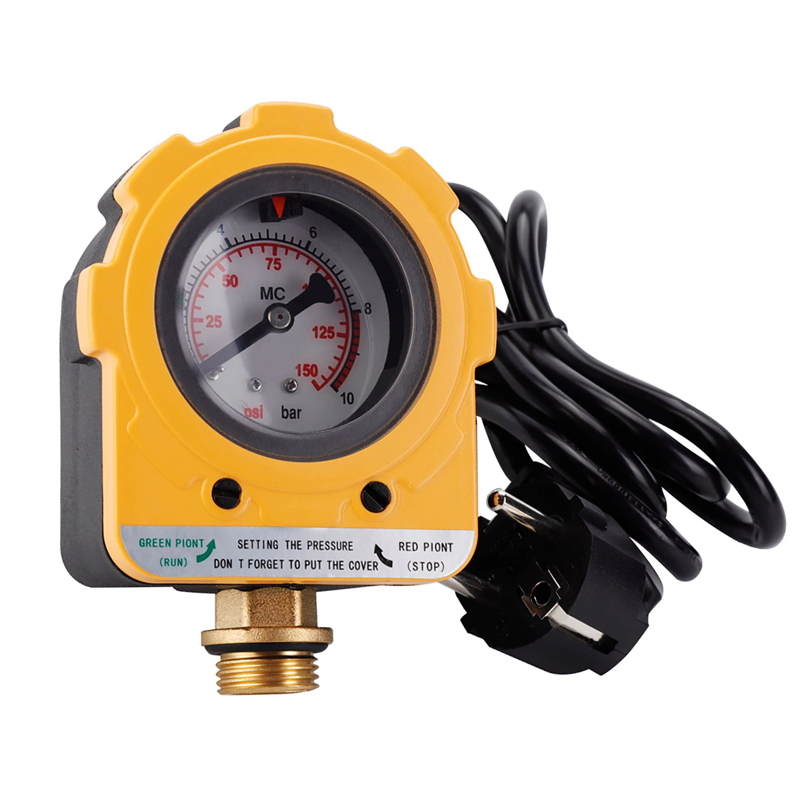 Description Picture 6 of item10 bars Pressure switch 220V 10  Pressure Controller Unit Electronic Switch for Water Pump (EU Plug) Pressure control switch