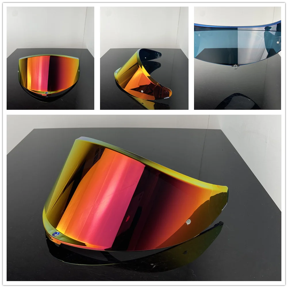 K6S Viseiras Capacete Helm-Gesichtsschutz, Visier, Windschutzscheibe für AGV K6, hochfester Sonnenschutz, Galvanikprozess – Detail 10