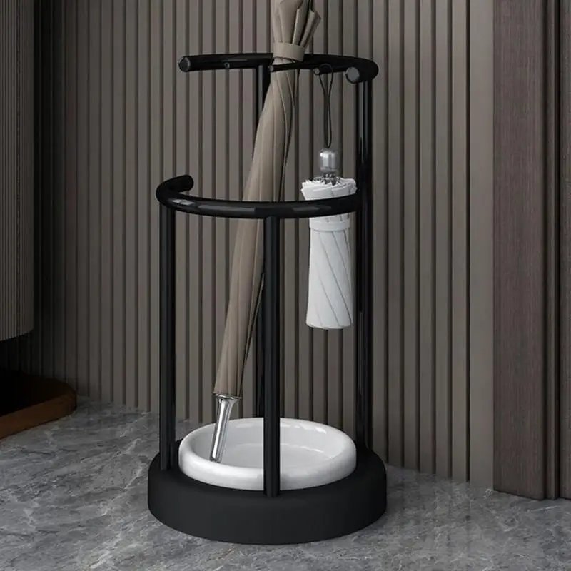 Umbrella Rack Large Capacity Umbrella Rack Stand Space Saving Basket Stable Organizer for Outdoor Shopping