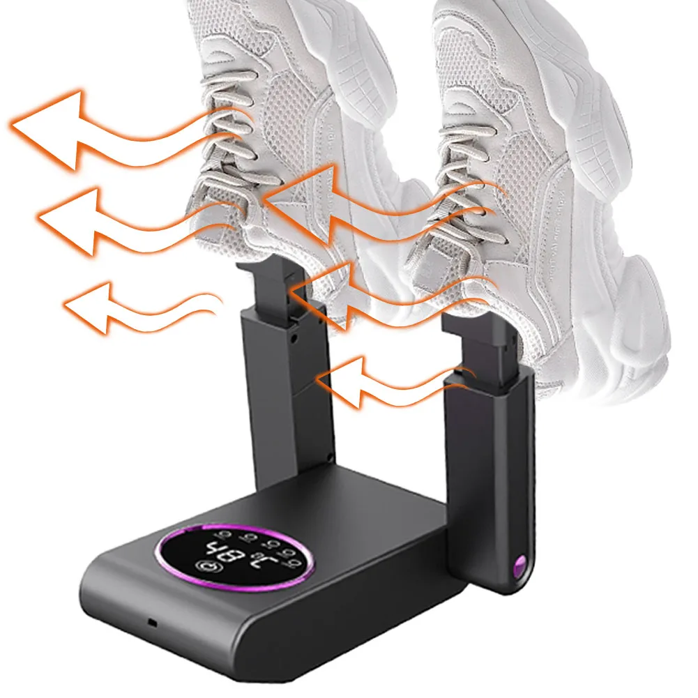 Foldable Shoe Dryer Folding Shoe Dryer Heater Timing Electric Shoe Drying Machine Smart Boot Warmer for Socks Boots Sneakers 3