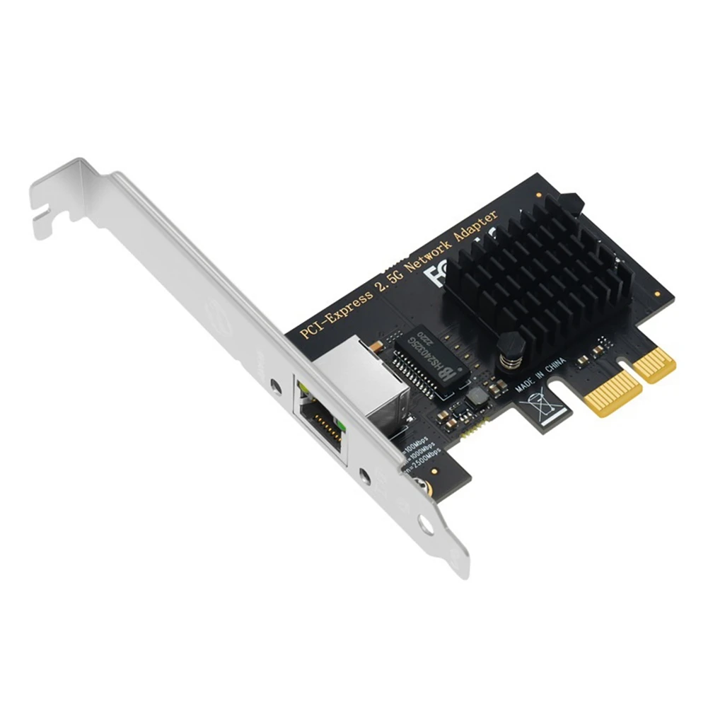 

SSU PCI Express Network Card 2.5Gbps Gigabit Ethernet PCIE Network Card LAN Adapter 1 Port RJ45 for I225V Chips for Desktop PC