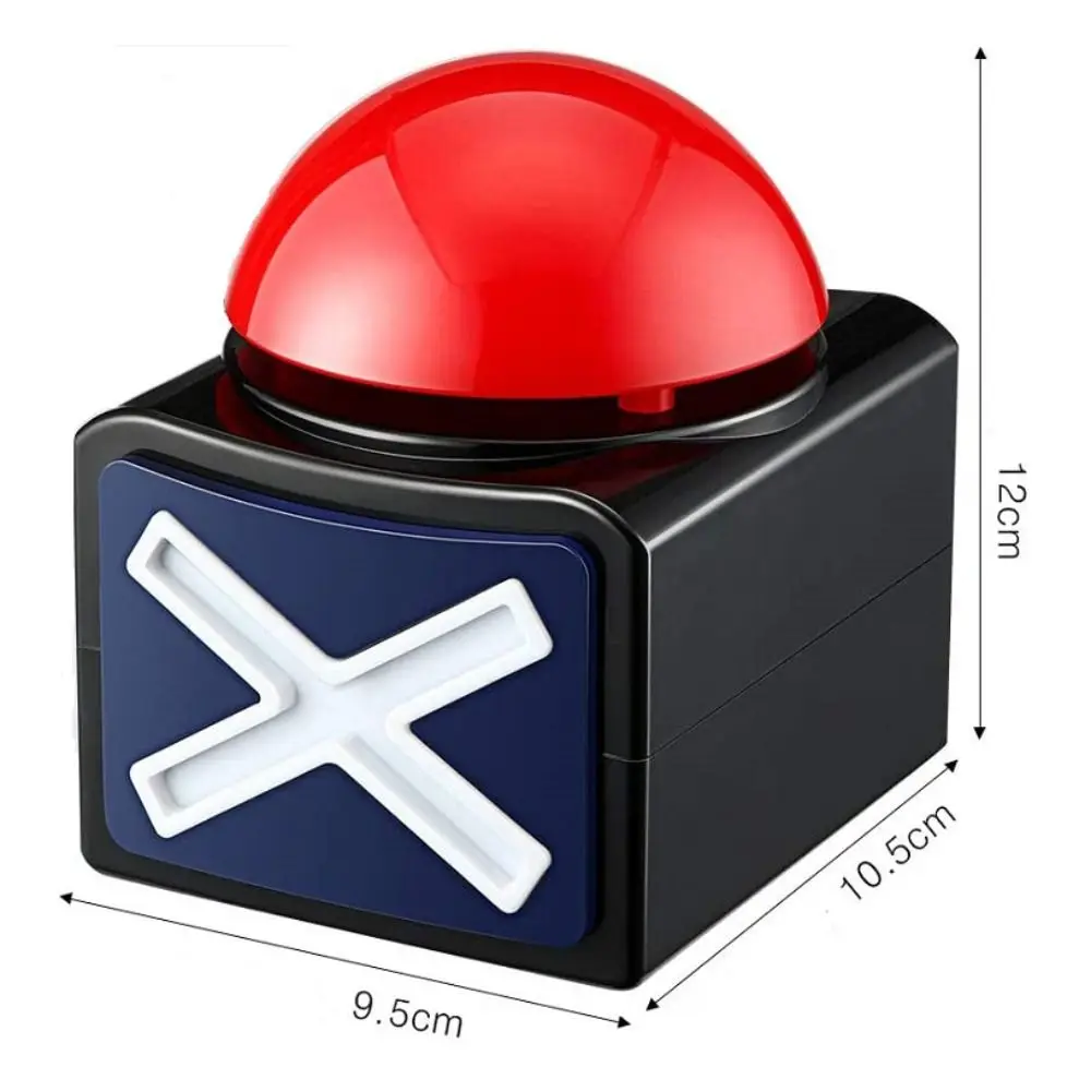 with Sound Light Game Answer Buzzer New Trivia Quiz Sounding Toy Talent Buzzer ABS Red Game Buzzer