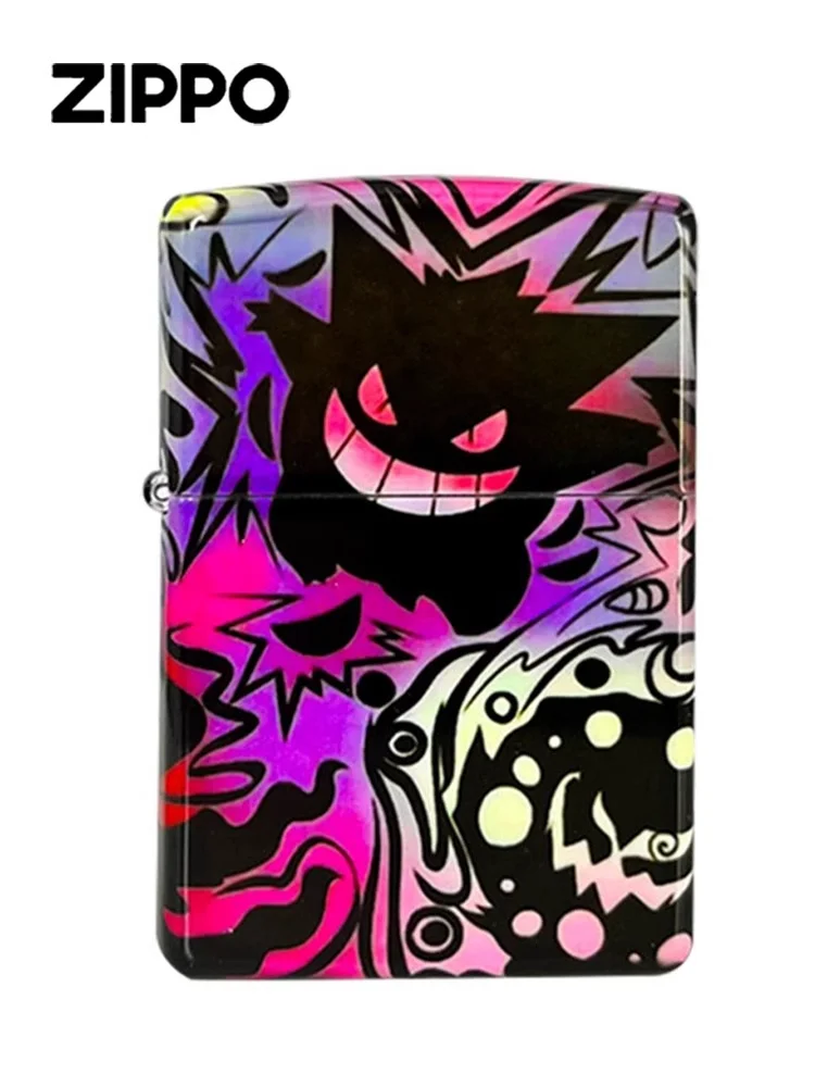 Zippo Lighter Gengar Cartoon Painting Collezione Antivento In Scatola