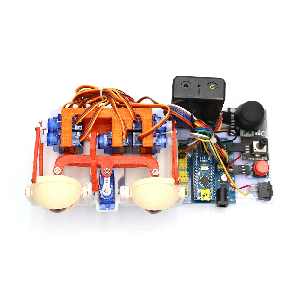Animal Eyes Faça Você Mesmo Kit para Arduino Bionic Robot Sg90 Servo Joystick Control Brinquedos Educativos Stem Projeto Open Source - Imagem 3