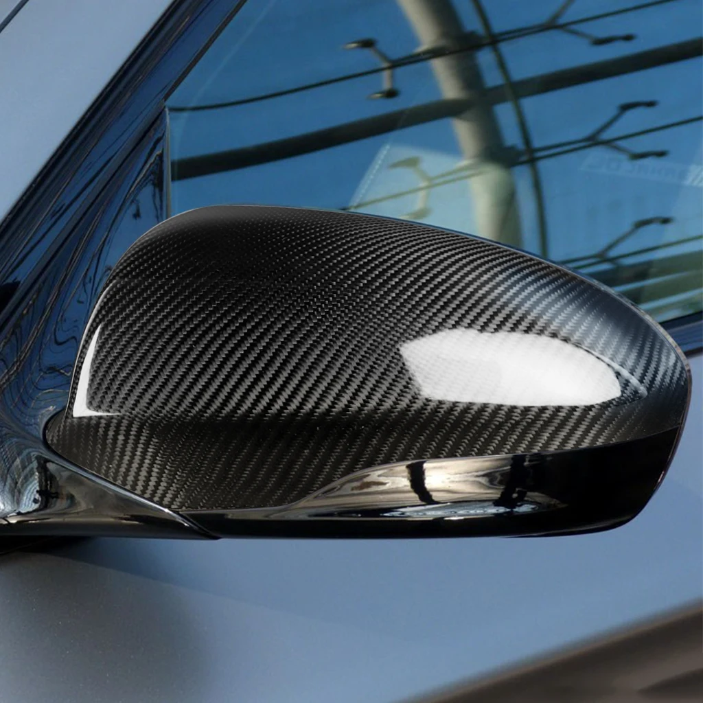 For BMW F10 M5 M6 F06 F12 F13 2012 2013 2014 2015 Rearview Mirror Cover Side Mirror Cap Real Carbon Fiber Car Trim Accessories