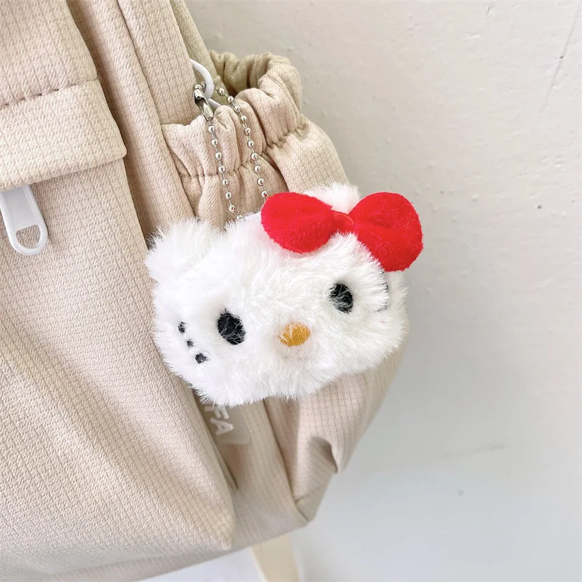 

Anime Kawaii Plush Stuffed Soft Doll Keychain Cartoon Hellos Kittys Plushies Bag Pendant Accessories Girls Xmas Gift Kids Toys