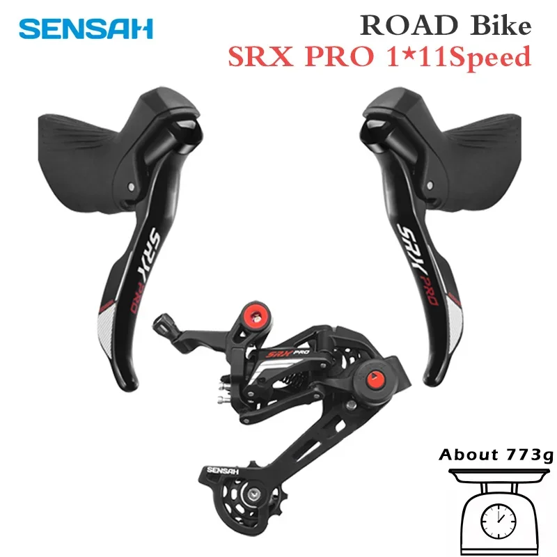 SENSAH SRX PRO 1×11s シフター＆RD Sensah SRX Integrated 1x Shifter/Brake Lever Set, 11 Speed