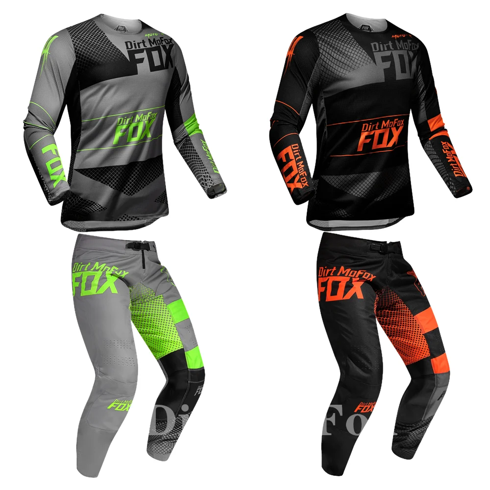 

MX Combo Dirt MoFox 180 360 Jersey Pants Motocross Racing Gear Set Outfit Enduro Suit Off-road ATV UTV MTB Bicycle Kits
