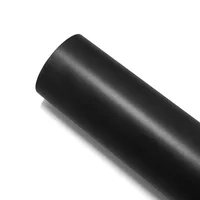 Premium Matte Black Vinyl Car Wrap Roll Film Sticker Vehicle Decal Body Trim Motorcycle Auto Decoration Film Air Bubble Free 2