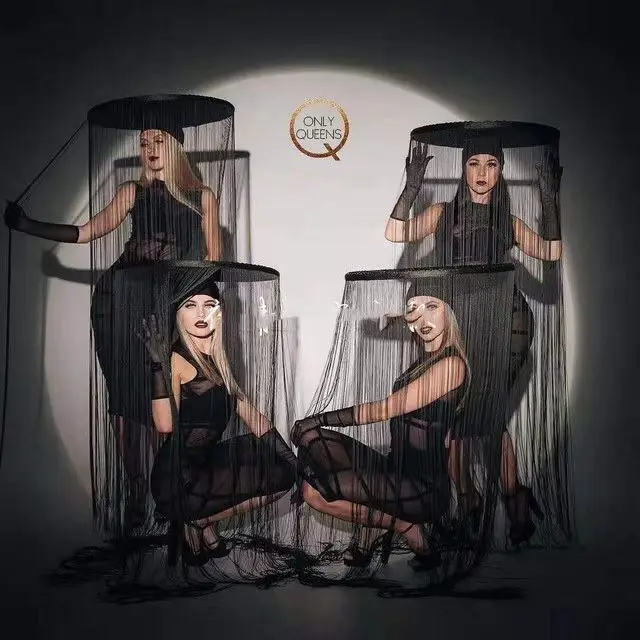 

Женский костюм gogo DJDS для демонстрации стола, черный комбинезон для бара, танцевальной команды