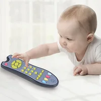 Baby Toy Music Mobile Phone Simulation TV Remote Control Early Educational Toys Electric Learning Machine Gifts For Newborn 2