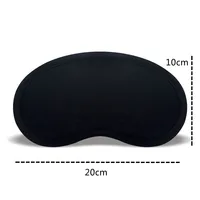 Черная затемняющая маска для глаз с милым выражением для женщин и девочек, мужчин, офис, путешествия, незаменимый подарок, унисекс, забавная мультяшная маска для сна, время сна, маска для глаз — изображение 5