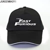 Men Cotton Baseball Cap Men Fast Furious Women Unisex The fast and the furious snapback hats Summer Casual Dad hat Trucker Caps 2