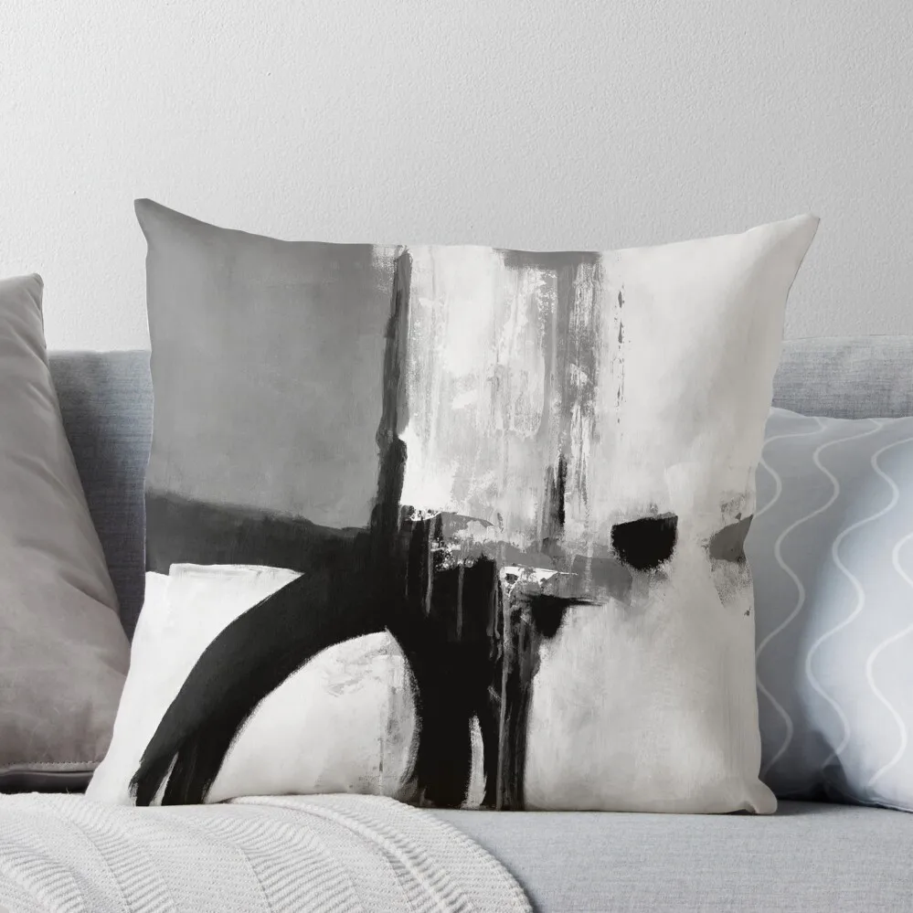 

Black white grey abstract Throw Pillow Sofa Covers Pillow Case Cushions For Sofa