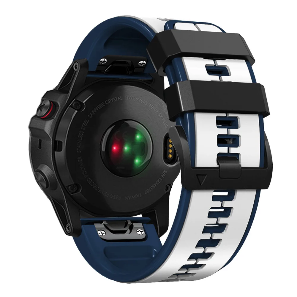 Quickfit 22/26mm Silicone Smart Watch Strap Bracelet Band