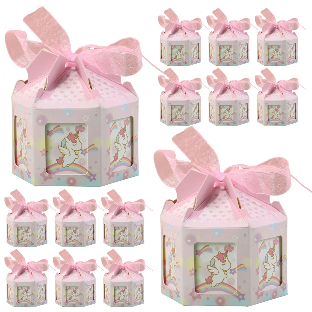 

20 Pcs Gift Holder Christmas Candy Containers Case Wedding Party Supplies Bride Cookie