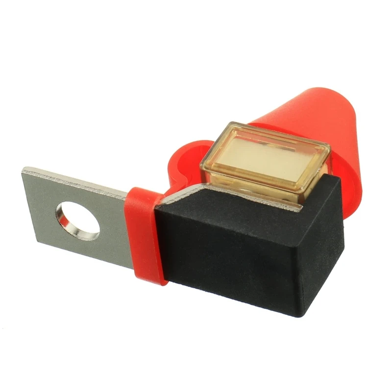 Waterproof 200A 58V DC Maximum Single Stud 5/16" (M8) Compact Marine Rated Battery Fuse Terminal Fuse Block Kit