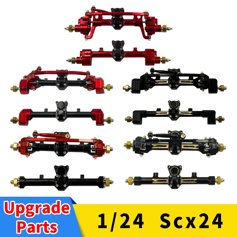 AxialScx24portalaxlesFrontandRearGladiatorUpgradesPartsbrass