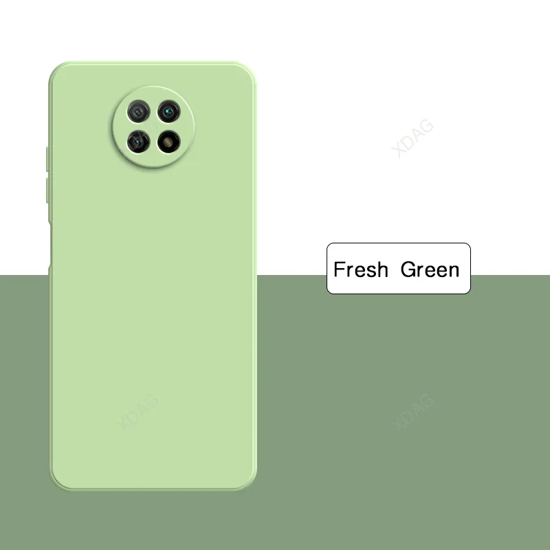 Enhanced Silicone Soft Square Phone Case Cover - Original Basic Style Accessories
