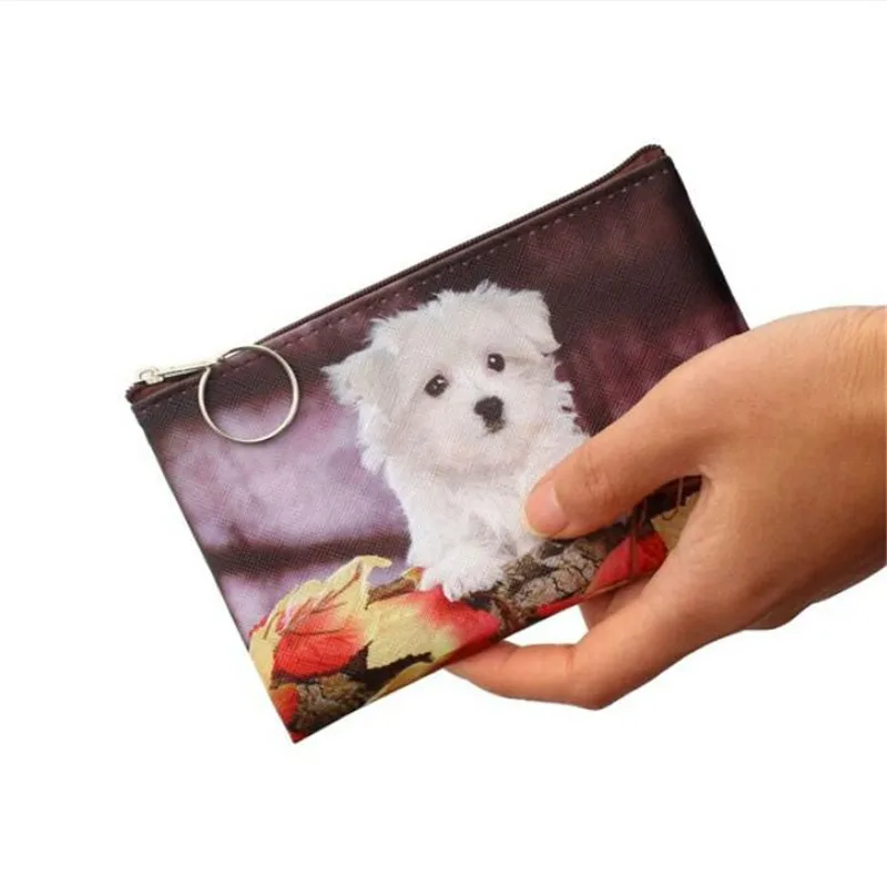 Cartoon Hund Geldbörsen Frauen Mini Geldbörsen Kinder Kupplung Geld Taschen Weibliche Beutel Zipper Geldbörse Nette Mädchen Null Brieftasche – Detail 9