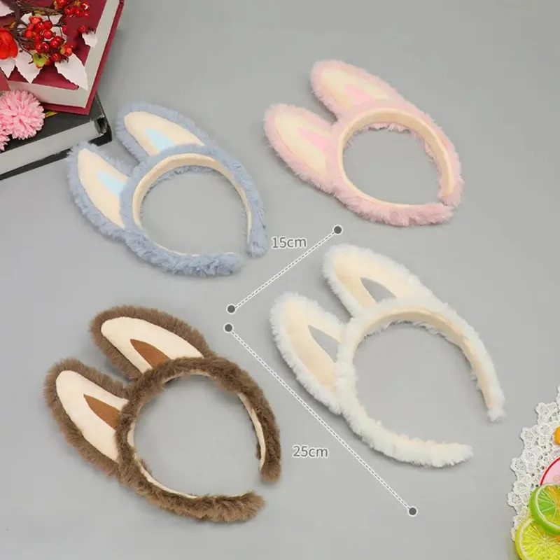 Cute Plush Cloth Ear Headband Fashion Role Playing Anime Festival Party Creative and Interesting  Dress  Up  Atmosphere