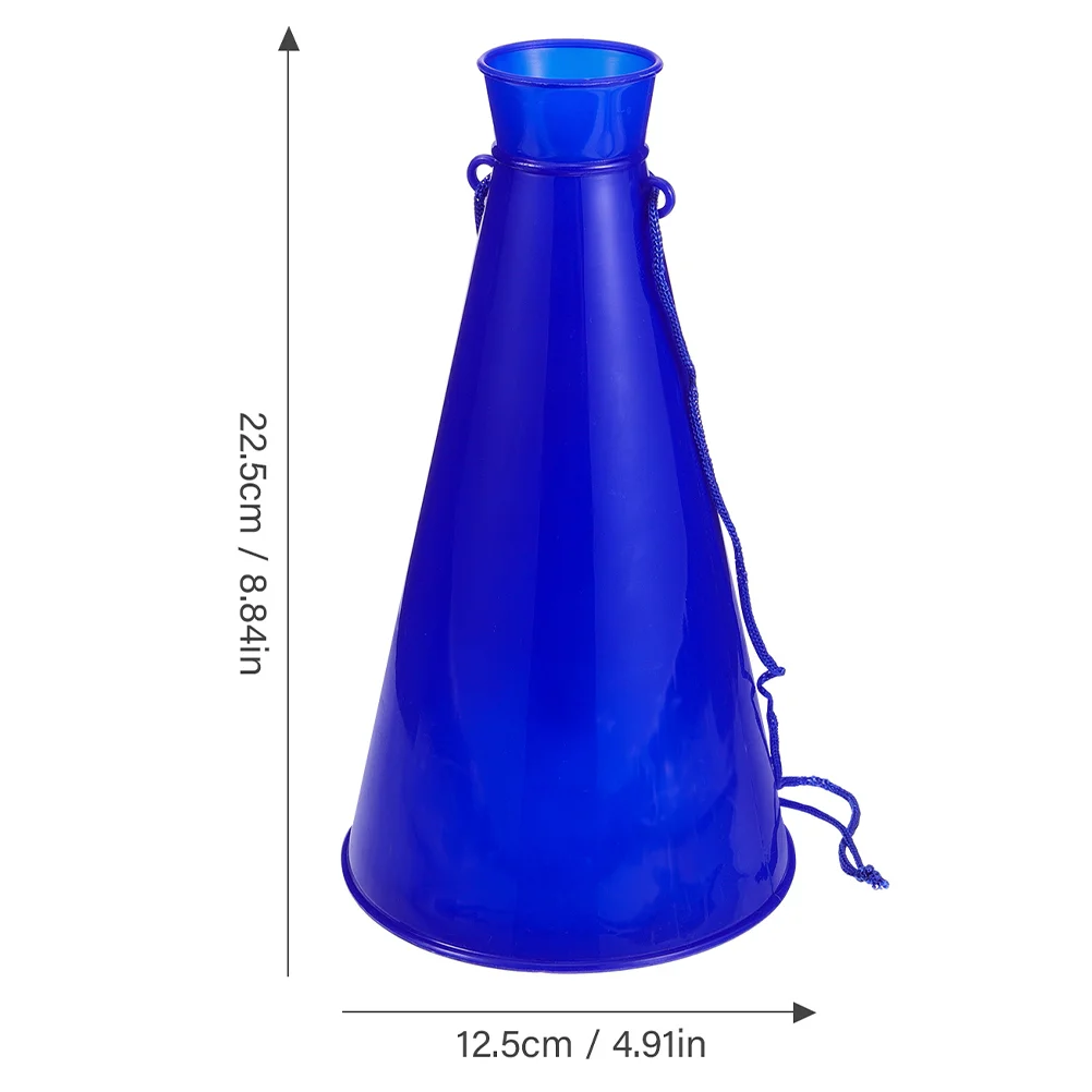 4 Pcs Cheering Horns 2 Green Portable Lightweight Plastic Megaphones Party Concert Atmosphere Props Event