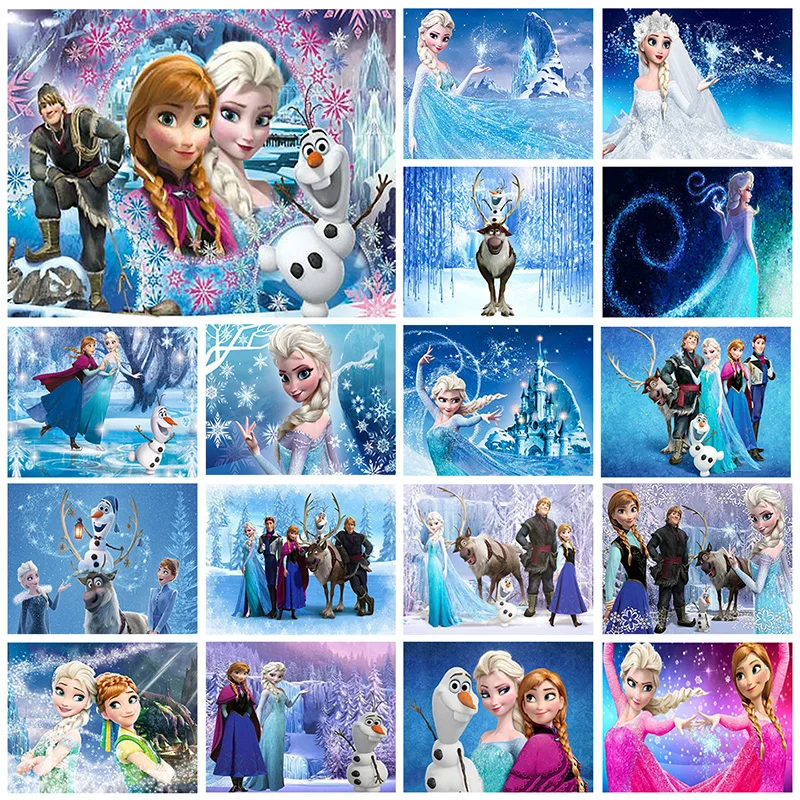 Elsa Frozen - Cartoons Paint By Numbers - Paint by numbers for adult